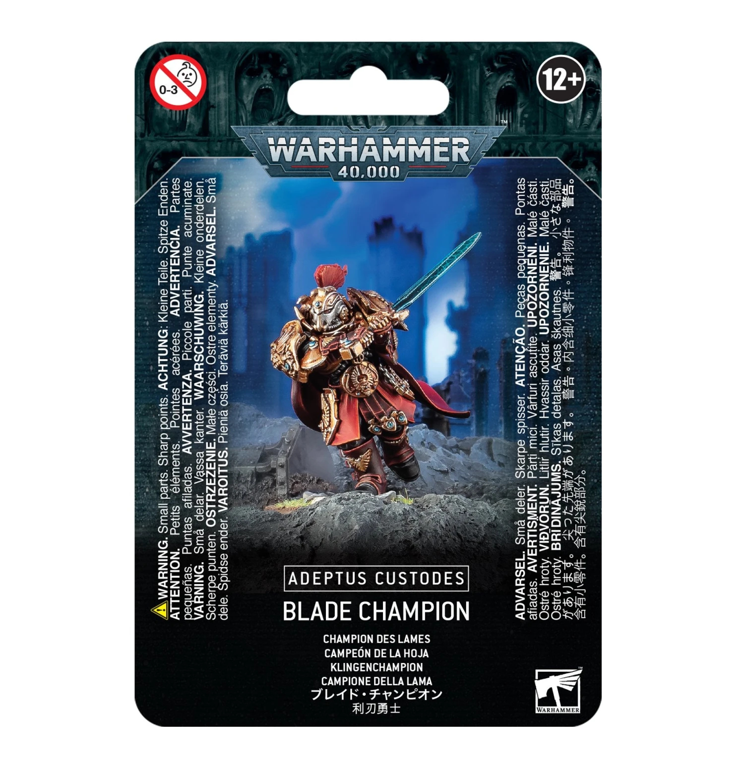 Adeptus Custodes - Blade Champion(Adeptus custodes blade champion) Games Workshop Adeptus Custodes - Blade Champion(Adeptus Custodes Blade Champion) -Games Portal Store https trade.games workshop.com assets 2022 05 TR 01 17 99070108010 AdeptusCustodesBladeChampion