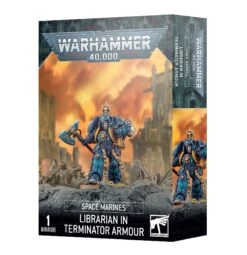Games Workshop Space Marines - Librarian In Terminator Armour (2023)(Space Marines Librarian In Terminator Armour 2023)