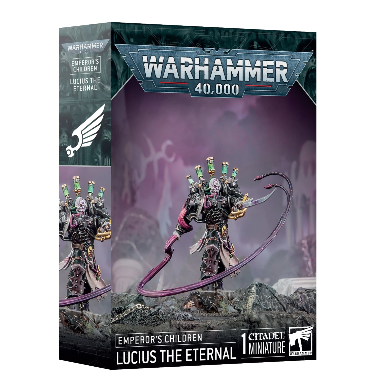 Emperor's Children - Lucius The Eternal(Emperors children lucius the eternal) Games Workshop Emperor's Children - Lucius The Eternal(Emperors Children Lucius The Eternal) -Games Portal Store https trade.games workshop.com assets 2025 04 99120102201 ECLuciusTheEternal03