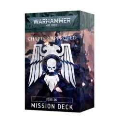 Games Workshop Warhammer 40,000 - Chapter Approved 2025-26: Mission Deck(Warhammer 40 000 Chapter Approved 2025 26 Mission Deck)