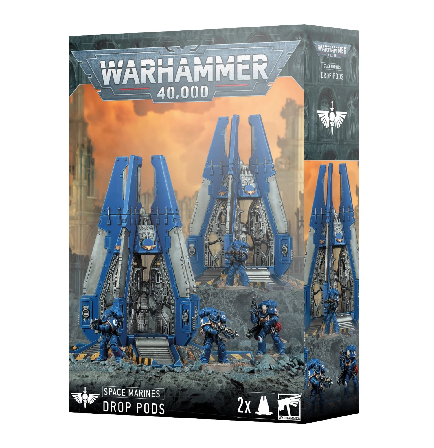 Space Marines - Drop Pods (2025)(Space marines drop pods) Games Workshop Space Marines - Drop Pods (2025)(Space Marines Drop Pods) -Games Portal Store https trade.games workshop.com assets 2025 06 99120101423 SpaceMarinesDropPods6
