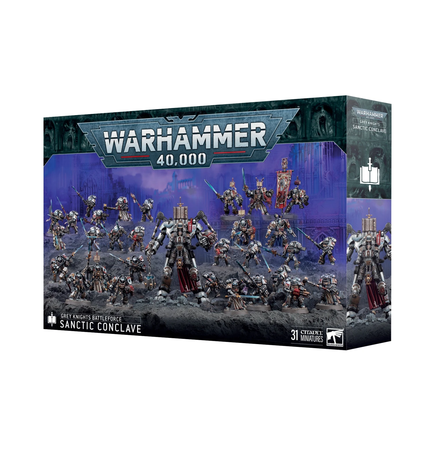 Games Workshop Grey Knights - Sanctic Conclave(Grey Knights Sanctic Conclave) -Games Portal Store https trade.games workshop.com assets 2025 07 99120107022 GreyKnightsSancticConclaveBattleforce14