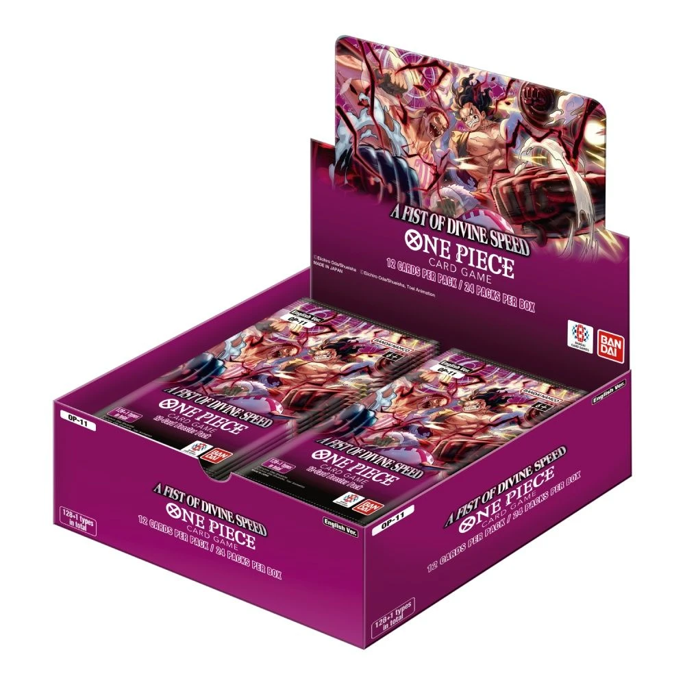 One Piece Card Game - A Fist of Divine Speed (OP-11) Booster Box(One piece card game op 11 booster box) One Piece Card Game - A Fist Of Divine Speed (OP-11) Booster Box(One Piece Card Game Op 11 Booster Box) -Games Portal Store