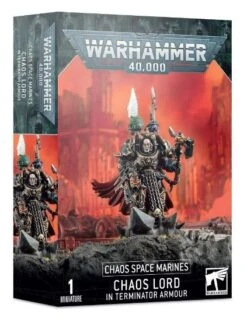 Games Workshop Chaos Space Marines - Chaos Lord In Terminator Armour(Chaos Space Marines Terminator Lord)